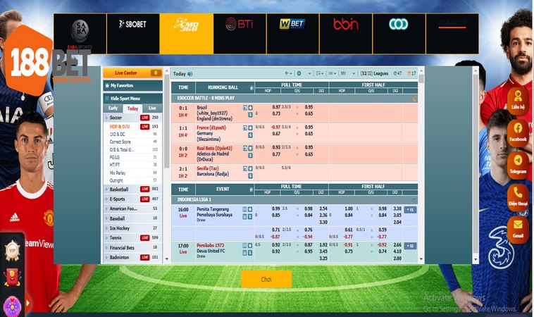 Kèo 188bet - Cập Nhật Tỷ Lệ Hấp Dẫn Với Mọi Người Chơi 1 Kèo nhà cái 188bet là tỷ lệ cược được cung cấp ra cho mọi thành viên đặt cược